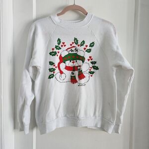 Vintage Teddy Holiday Sweter